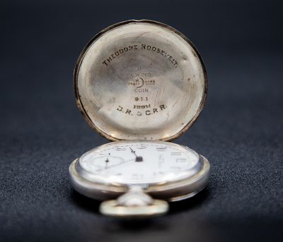 Recovered Pocket Watch Belonging to Theodore Roosevelt  (Jason Wickersty/National Park Service)