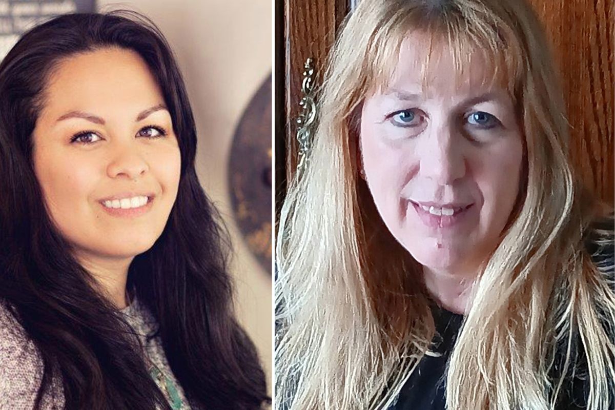 Teresa Tapao-Hunt, left, is challenging incumbent Liberty Lake City Councilwoman Wendy Van Orman’s bid to win a new term in the November 2023 election. 