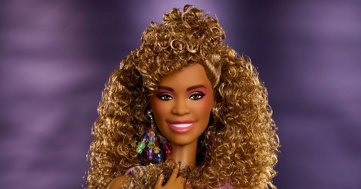 Whitney Houston is now a Barbie, in her 'I Wanna Dance With Somebody' look
