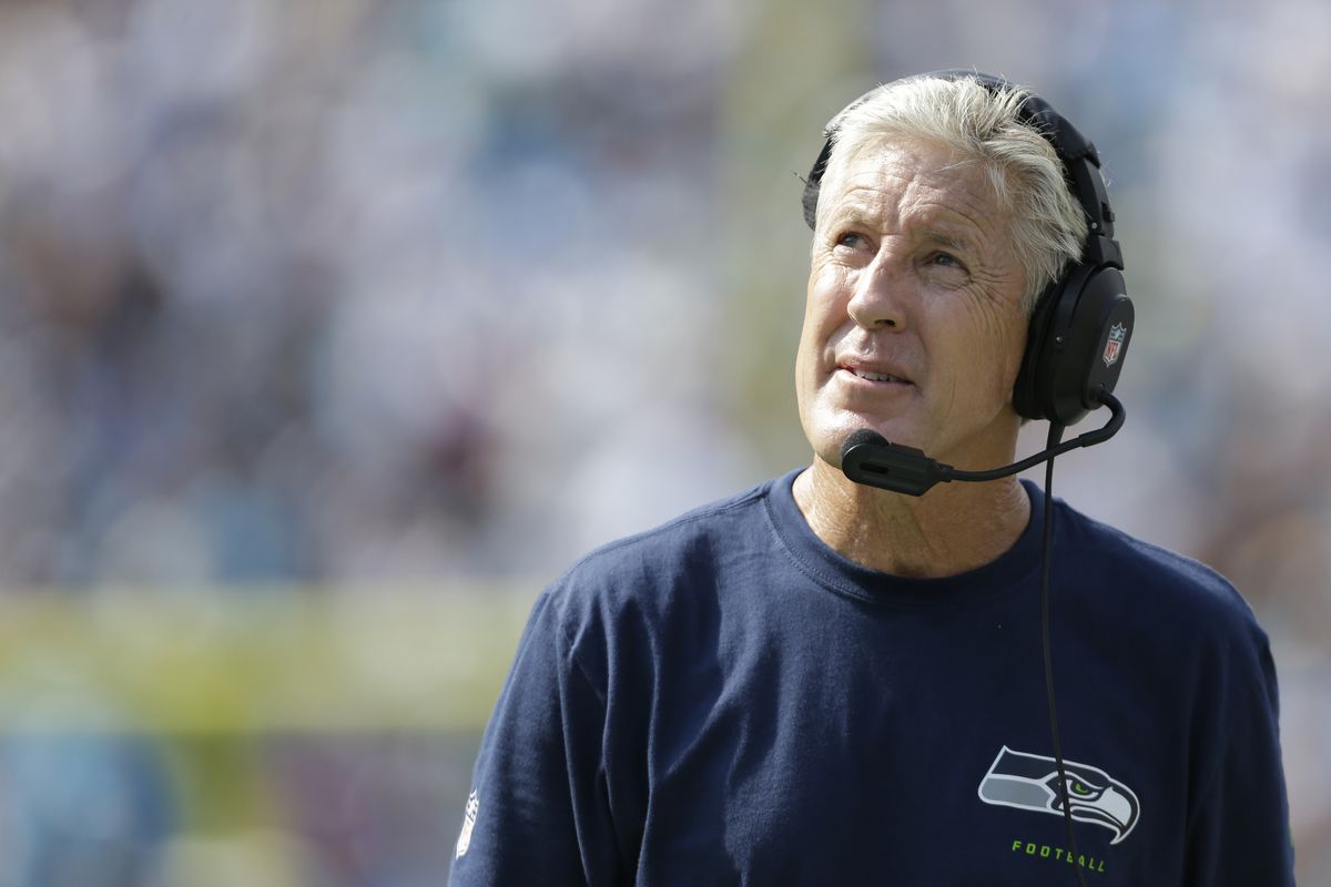 Pete Carroll wasn’t pleased with the Seahawks’ running game. (Associated Press)
