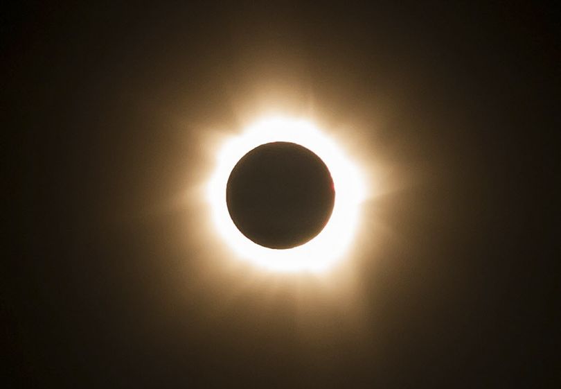 Total solar eclipse. (Associated Press)
