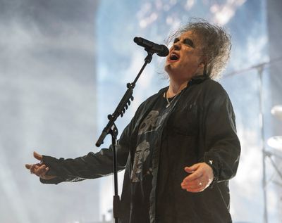 Robert Smith of The Cure performs live at the OVO Arena Wembley in London on Dec. 11, 2022.    (Tribune News Service)