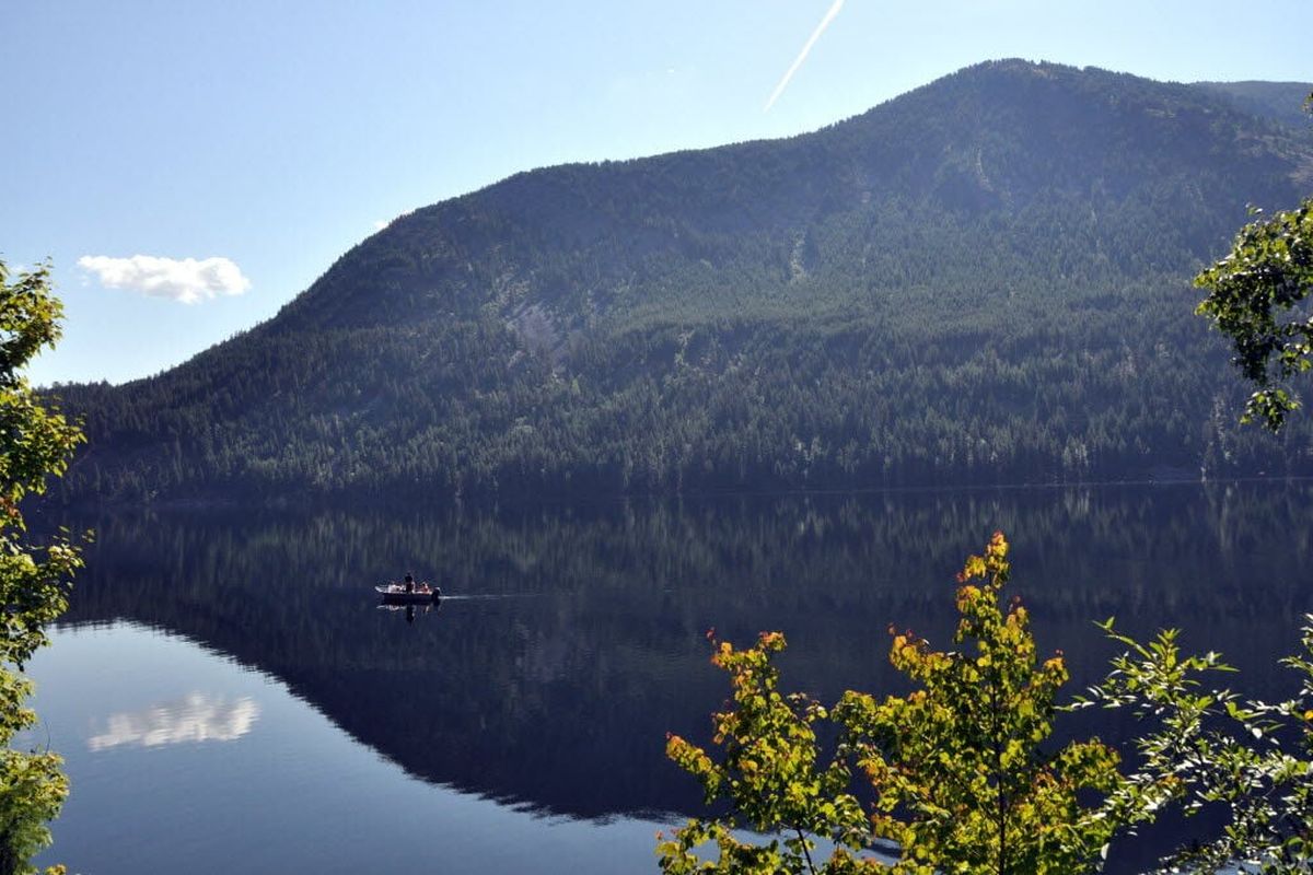 Boaters enjoy a peaceful morning of fishing at Sullivan Lake on the Colville National Forest east of Metaline Falls in this 2011 file photo.  (Spokesman-Review archive)