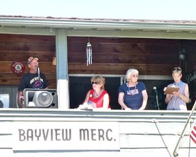 Bayview parade announcers
