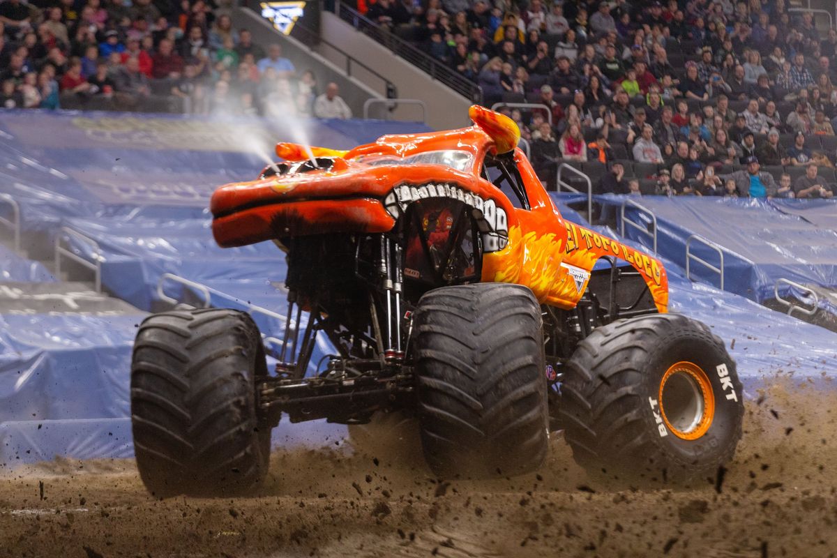 Big, fast and loud trucks return with Monster Jam at Spokane Arena