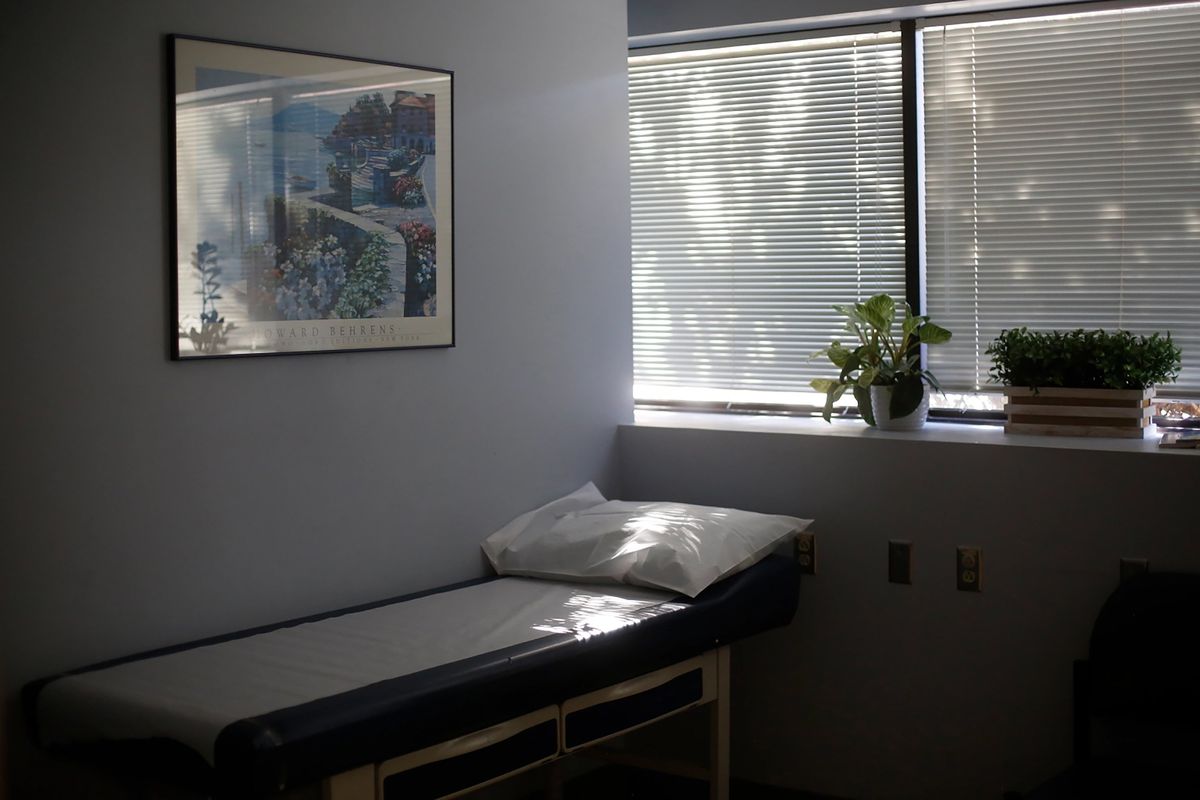 Dr. Andrew Bush received $300,000 in federal covid relief aid for his Sanford, North Carolina-based practice, Central Carolina Orthopaedic Associates. Although the aid helped him meet payroll for his 13 employees, he says, it did not cover losses from canceled surgeries and office visits. (Eamon Queeney/KHN/TNS) (Eamon Queeney/KHN/TNS)