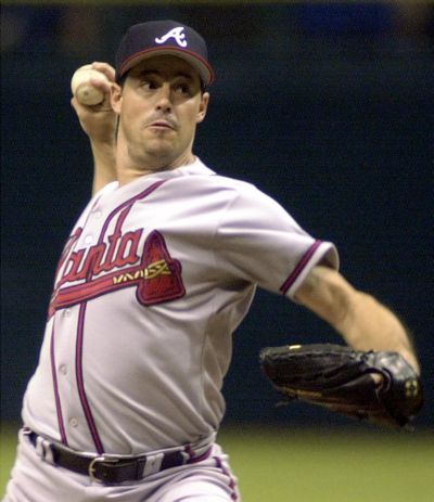 Pitcher Greg Maddux is eighth on Major League Baseball’s all-time wins list with 355. (Associated Press)