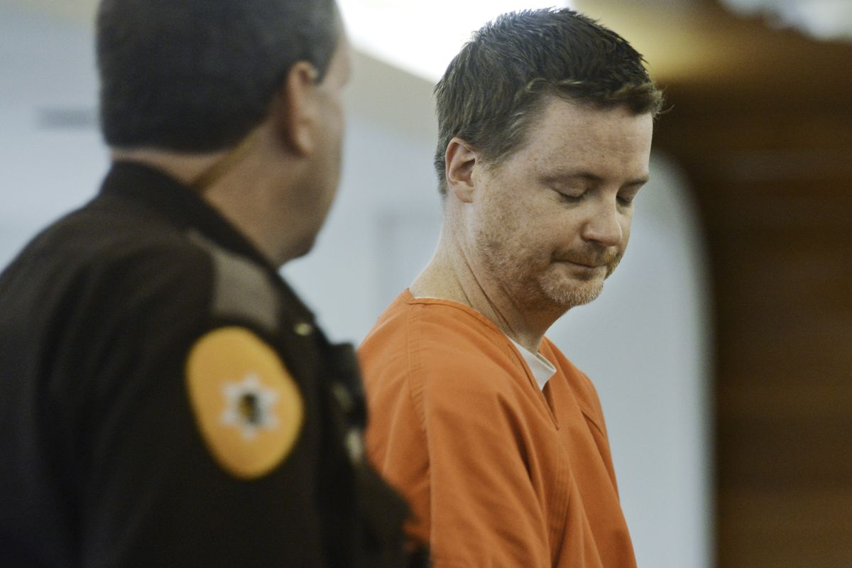 Jesse Speer, 39, of Manhattan, Mont., appears in Gallatin County District Court for his extradition hearing on Monday, Oct. 15, 2012, in Bozeman, Mont. Speer will be transferred to Wyoming for kidnapping charges. (Mike Greener / Bozeman Daily Chronicle)