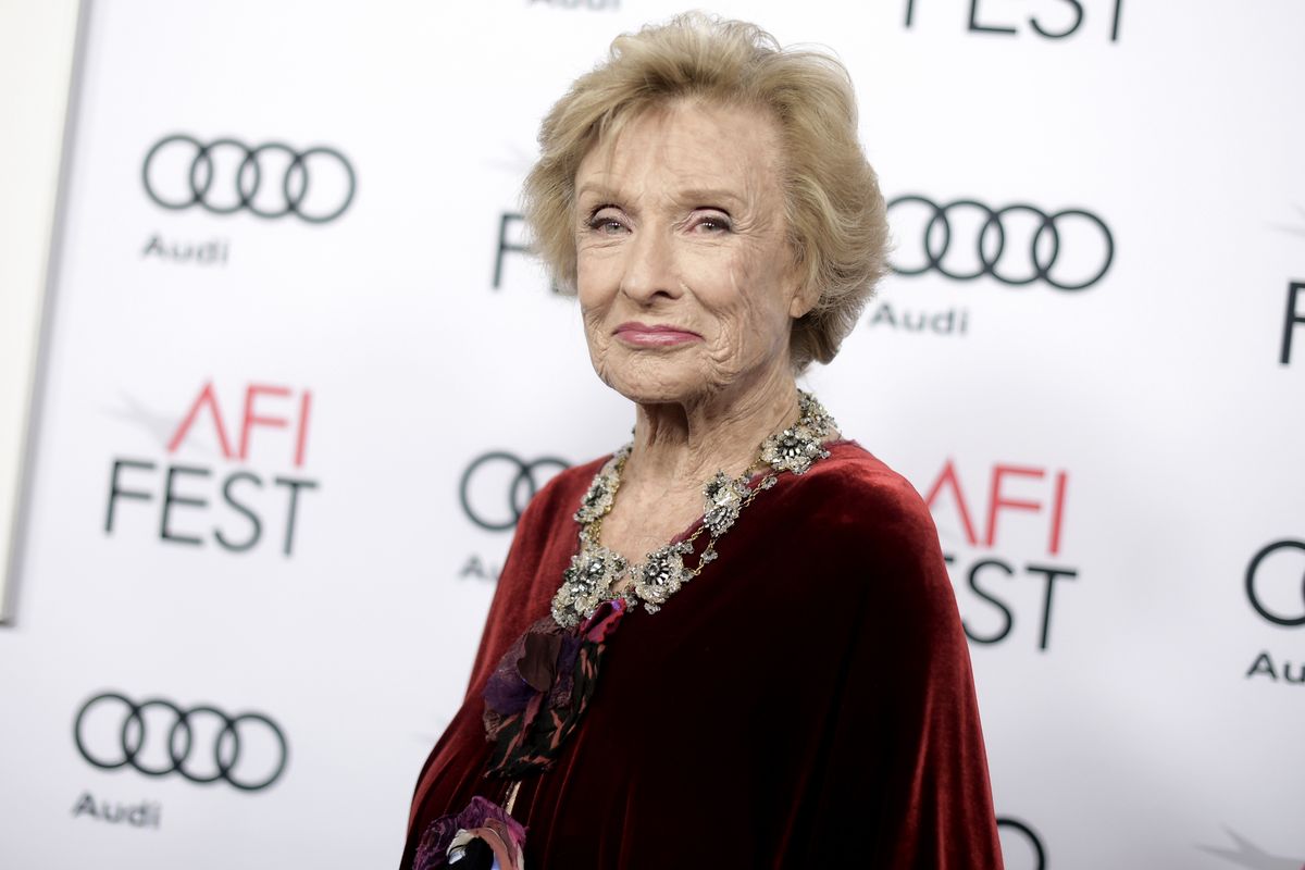 FILE - Cloris Leachman attends the premiere of "The Comedian" during the 2016 AFI Fest on Nov. 11, 2016, in Los Angeles. Leachman stars in the faith-based film "I Can Only Imagine" which has made over $22 million in just six days of release on a $7 million budget. Leachman, a character actor whose depth of talent brought her an Oscar for the "The Last Picture Show" and Emmys for her comedic work in "The Mary Tyler Moore Show" and other TV series, has died. She was 94.  (Richard Shotwell)