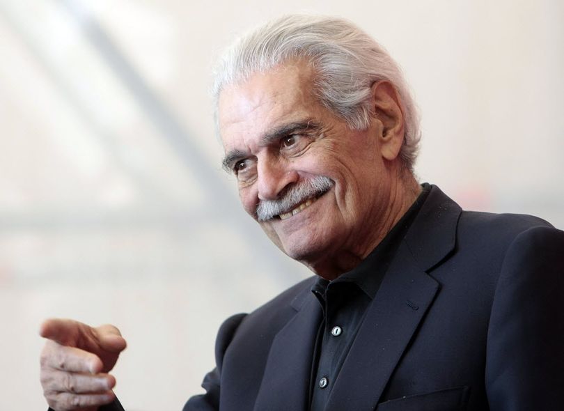 In this Thursday, Sept. 10, 2009 file photo, Egyptian actor Omar Sharif gestures during the photo call for the film 'Al Mosafer (The Traveller)' at the 66th edition of the Venice Film Festival in Venice, Italy. Sharif has died in a Cairo hospital of a heart attack, his agent said on Friday, July 10, 2015. ( (AP Photo/Andrew Medichini, File))