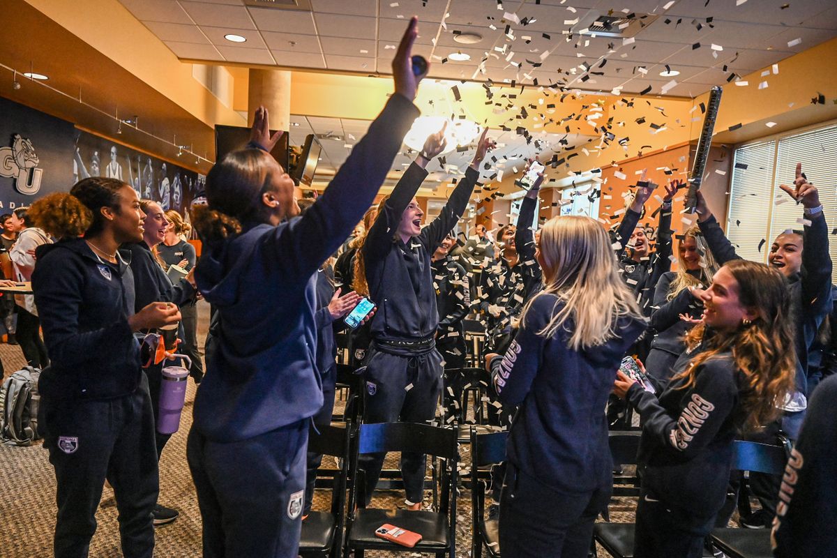 Gonzaga women's soccer team NCAA watch party Nov. 6, 2023 The