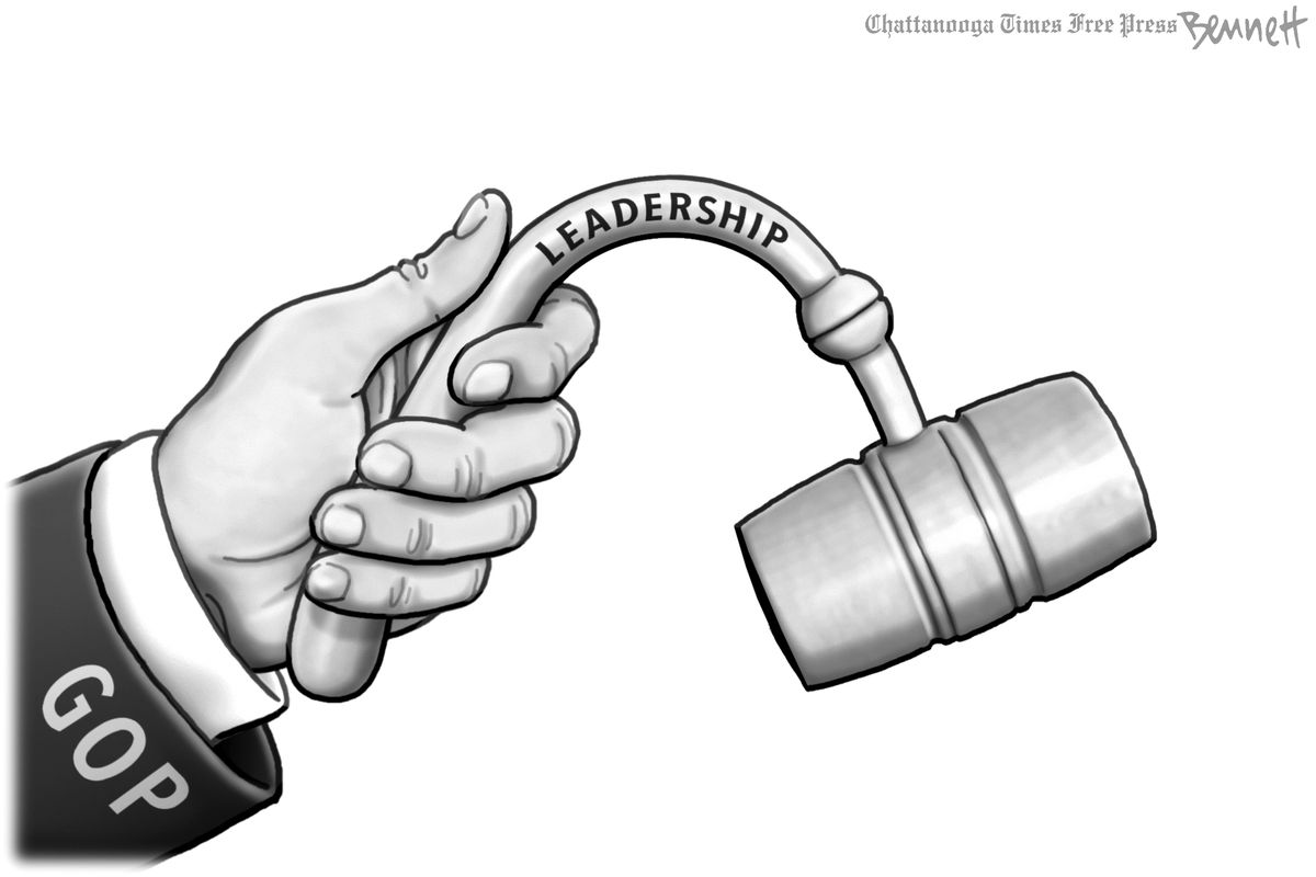 Clay Bennett cartoon  (Clay Bennett)