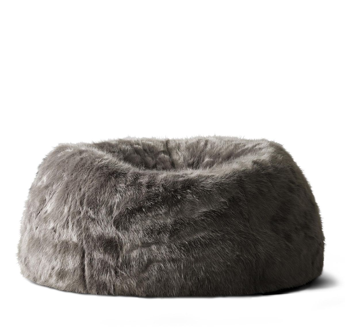 This Restoration Hardware faux fur bean bag chair satisfies several of the hygge trend’s characteristics, including comfort, warmth and softness. (Associated Press photos)