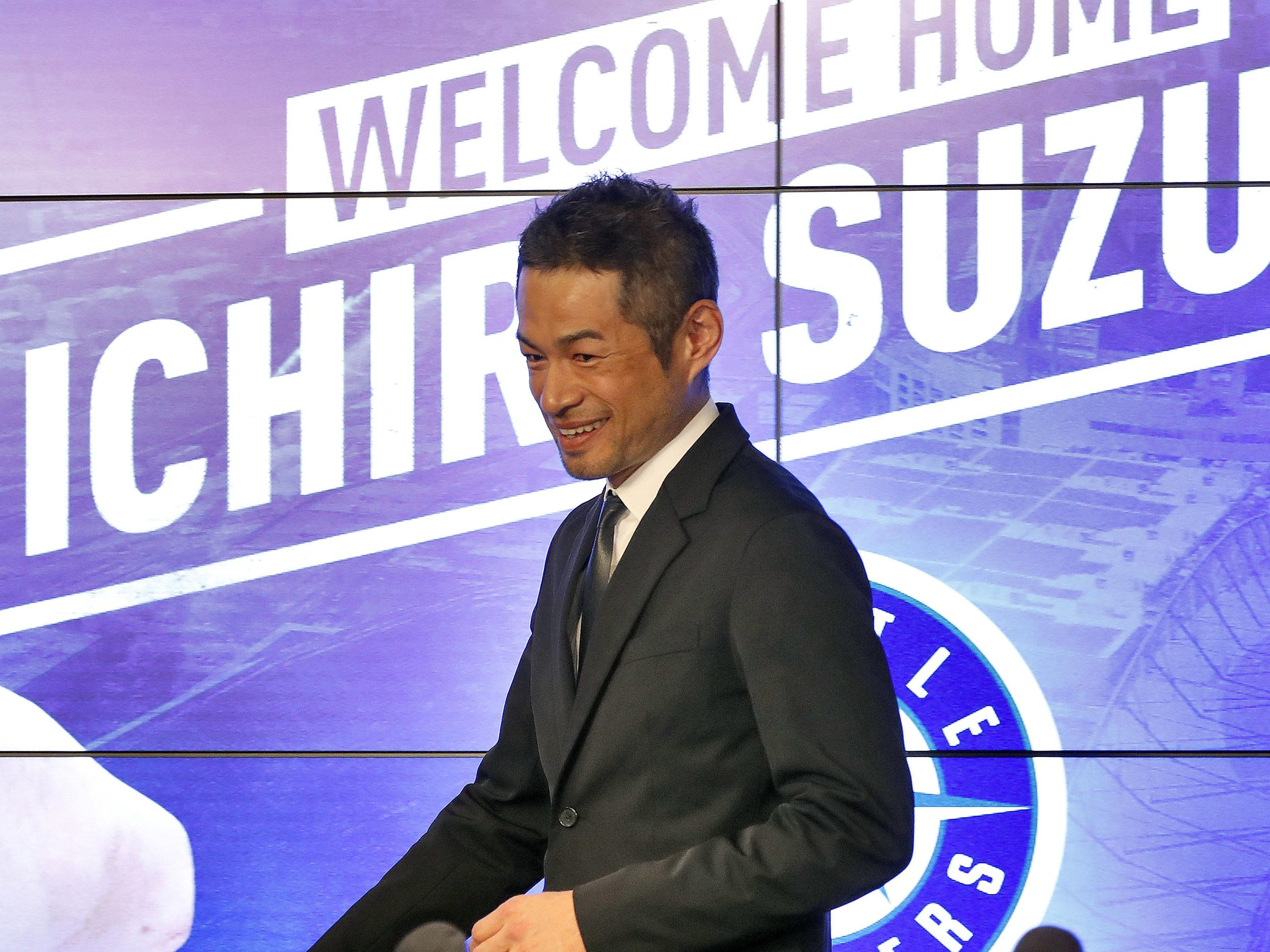 Ichiro Suzuki Signed/Auto Seattle Mariners Jersey Marlins Yankees