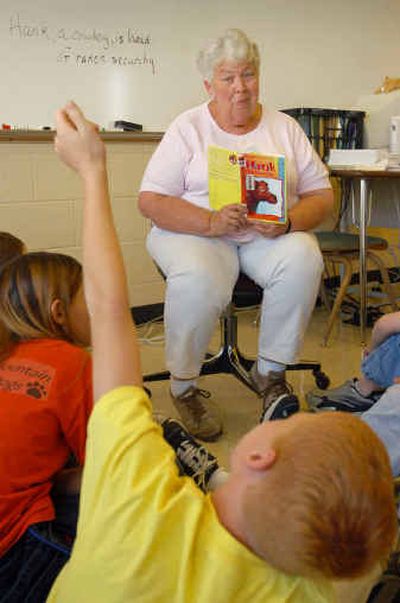 
Fourth-grade teacher Karen Ford conducts class at Liberty Elementary School at Mountain Home Air Force Base, Idaho, last week.  
 (Associated Press / The Spokesman-Review)