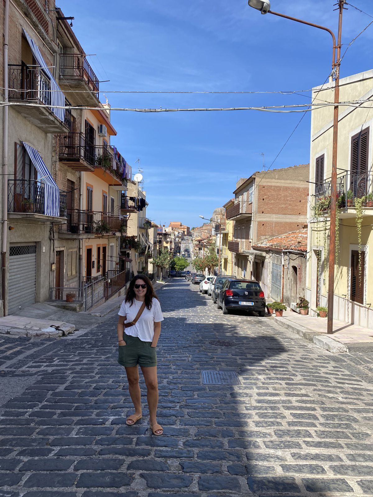 The author visits her great-grandparents’ town of San Fratello in Sicily. (MUST CREDIT: Amanda Finnegan/The Washington Post)  (Amanda Finnegan/The Washington Post)
