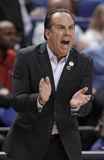 Notre Dame coach Mike Brey and the Irish snuck by Miami in an ACC game. (Associated Press)