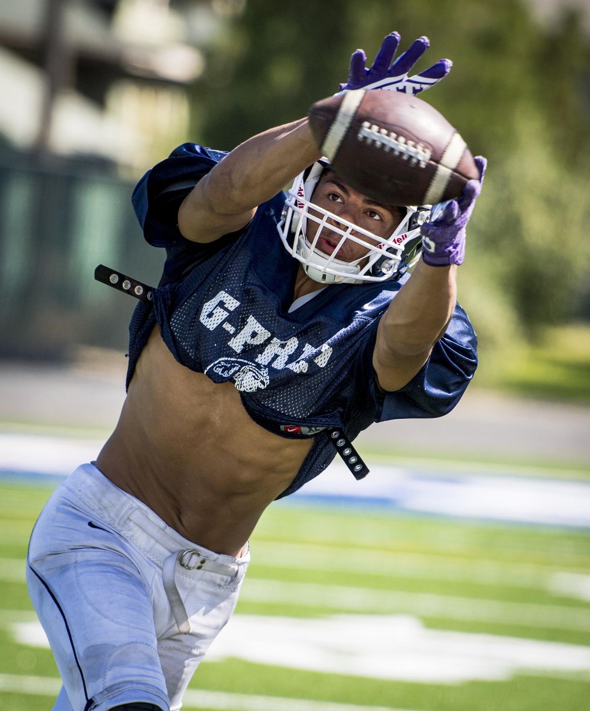 Gonzaga Prep defensive back Sam Lockett is a three-year starter and played on the Bullpups’ 2015 State 4A championship team. (Colin Mulvany / The Spokesman-Review)