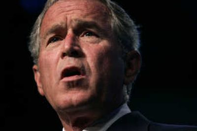 
President Bush speaks Tuesday  in Reno, Nev. Associated Press
 (Associated Press / The Spokesman-Review)