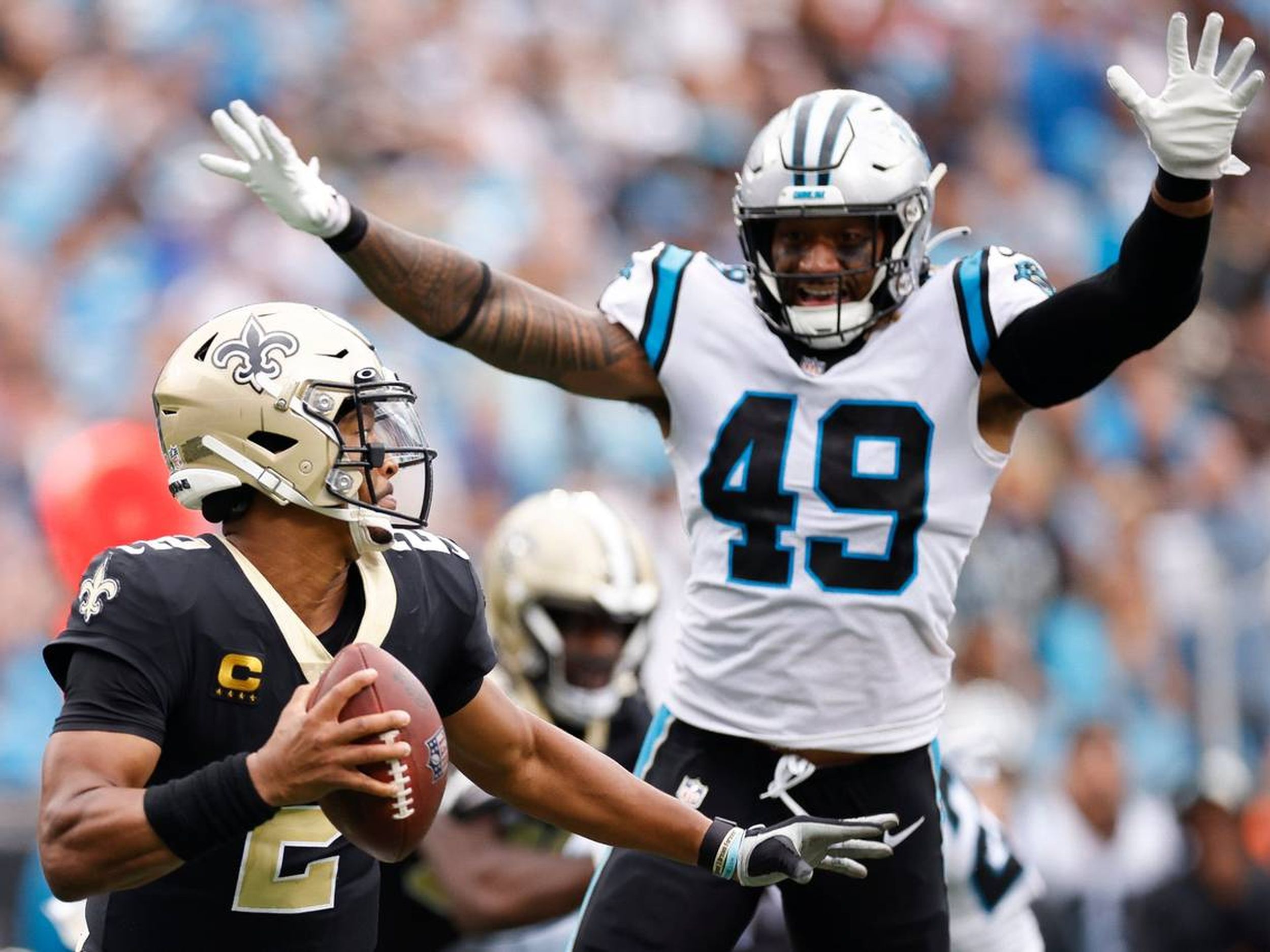 Panthers LB Frankie Luvu named breakout candidate for 2023 season