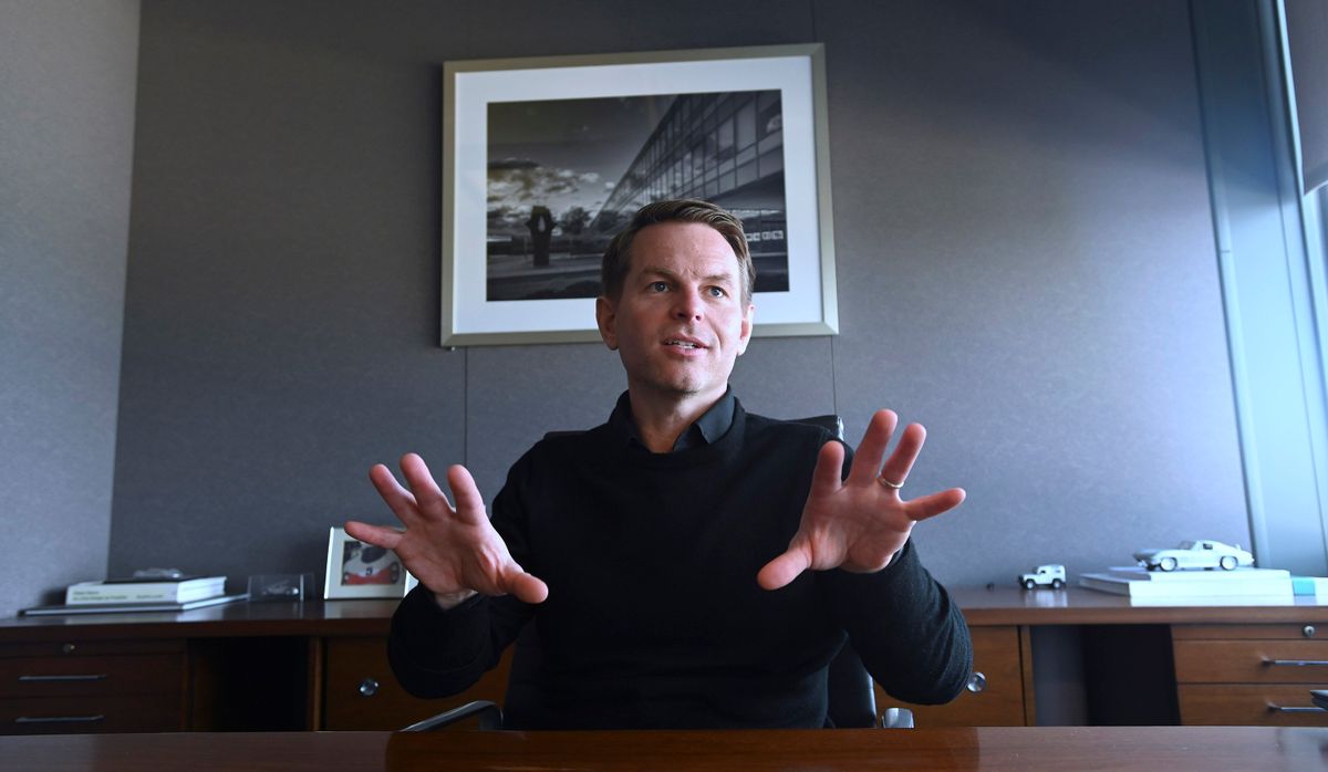 The team of Jeff Nield, design director for industrial design at General Motors, covers an array of areas: product design, architecture experience and the corporate brand strategy.  (Detroit News)