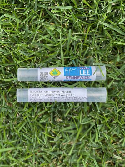 Golden Leaf Farm created a limited-edition pre-roll for Steve Lee, a City Council candidate in Kennewick.  (Courtesy photo)