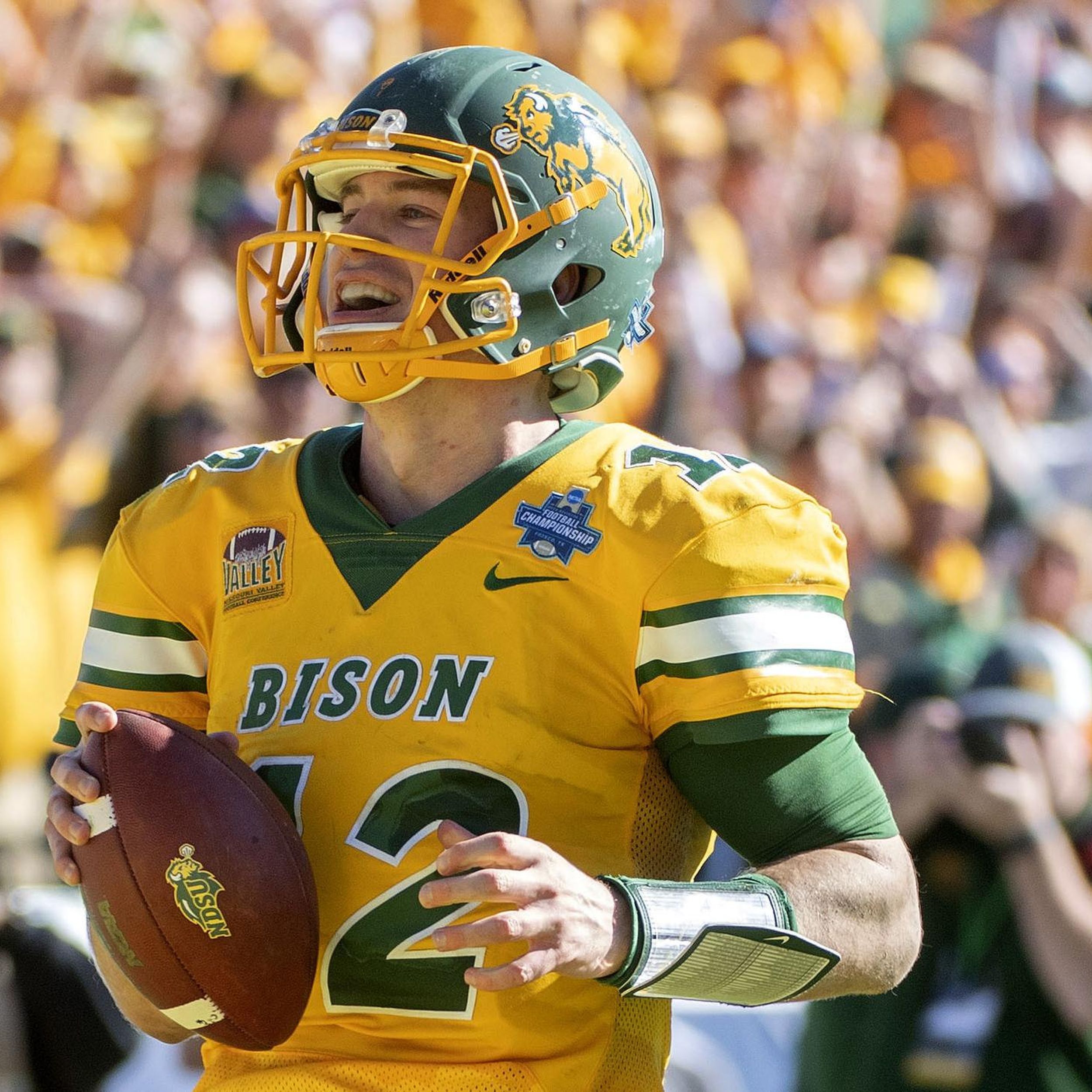 NDSU Bison Football Fans - Easton Stick on NOW. NFL Network and sportsurge.net