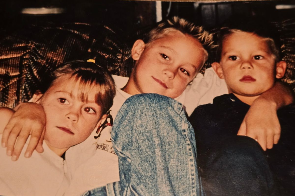 Amanda, left, Geoffrey and Logan Flaherty were shot in their home in 1998 in Crestview, Fla., along with their mother, Renee.  (Courtesy)