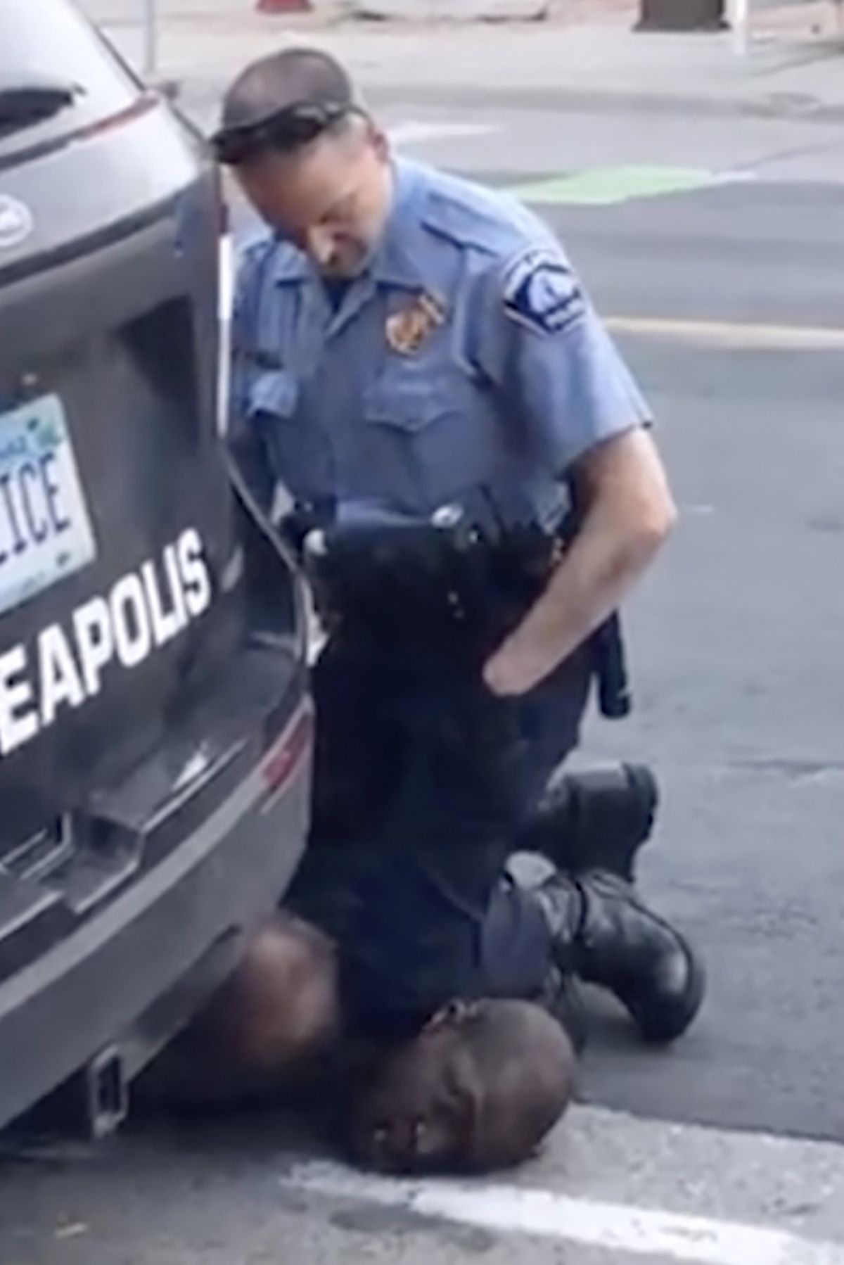 FILE - In this image from video provided by Darnella Frazier, Minneapolis Police Officer Derek Chauvin kneels on the neck of George Floyd in Minneapolis on Monday, May 25, 2020. The former Minneapolis police officer charged with killing Floyd went on trial Monday, March 29, 2021, with prosecutors showing the jury video of Chauvin pressing his knee on the Black man