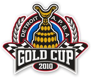 2010 Detroit Gold Cup logo (Courtesy of H1 Unlimited Hydroplane Series Media Relations)