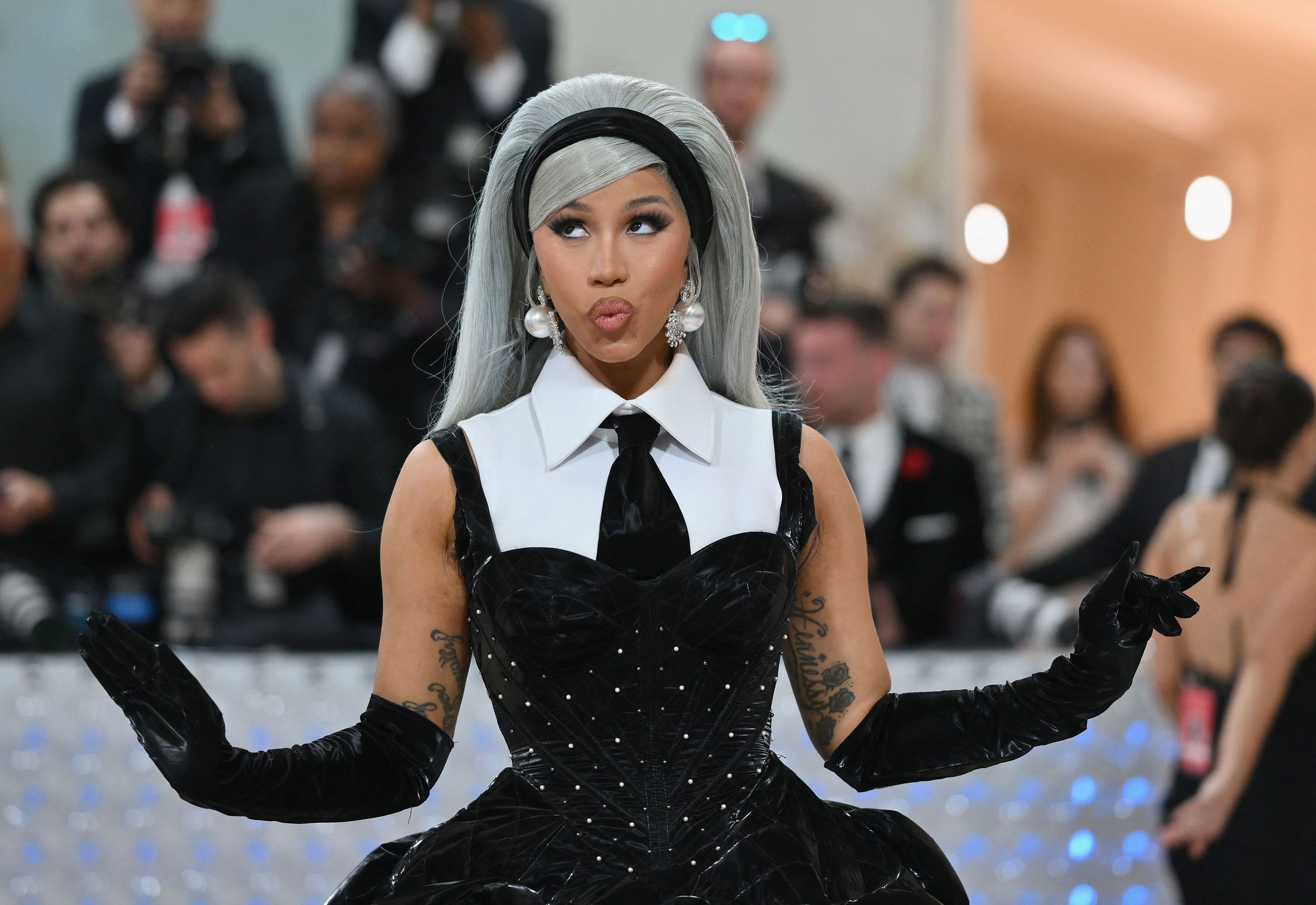 'These expensive': Cardi B's thrown mic from Vegas show sells for ...