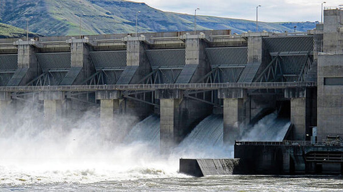 The Lower Granite Dam on the Snake River near Almota, Wash., in Whitman County is one of four lower Snake River dams at the center of a controversy after Republican Idaho Rep. Mike Simpson
