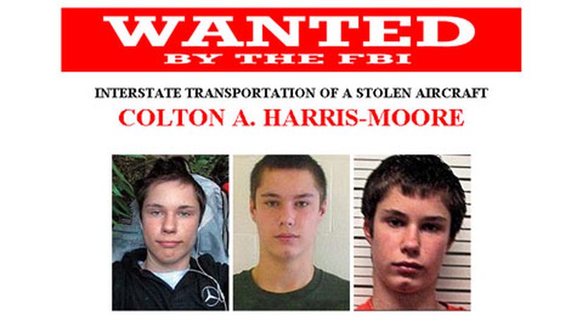 FBI wanted poster for Colton Harris-Moore. (FBI)