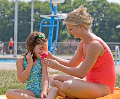 Putting sunscreen on is one thing you can do to protect your skin from the sun’s ultraviolet rays.  (Shutterstock)