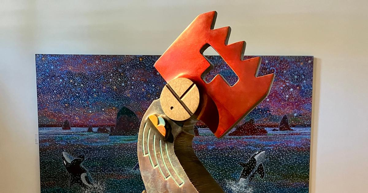 Indigenous sculptor Greyshoes brings 'sounds, colors, rhythms, meaning and spiritual nature' to Marmot Art Space