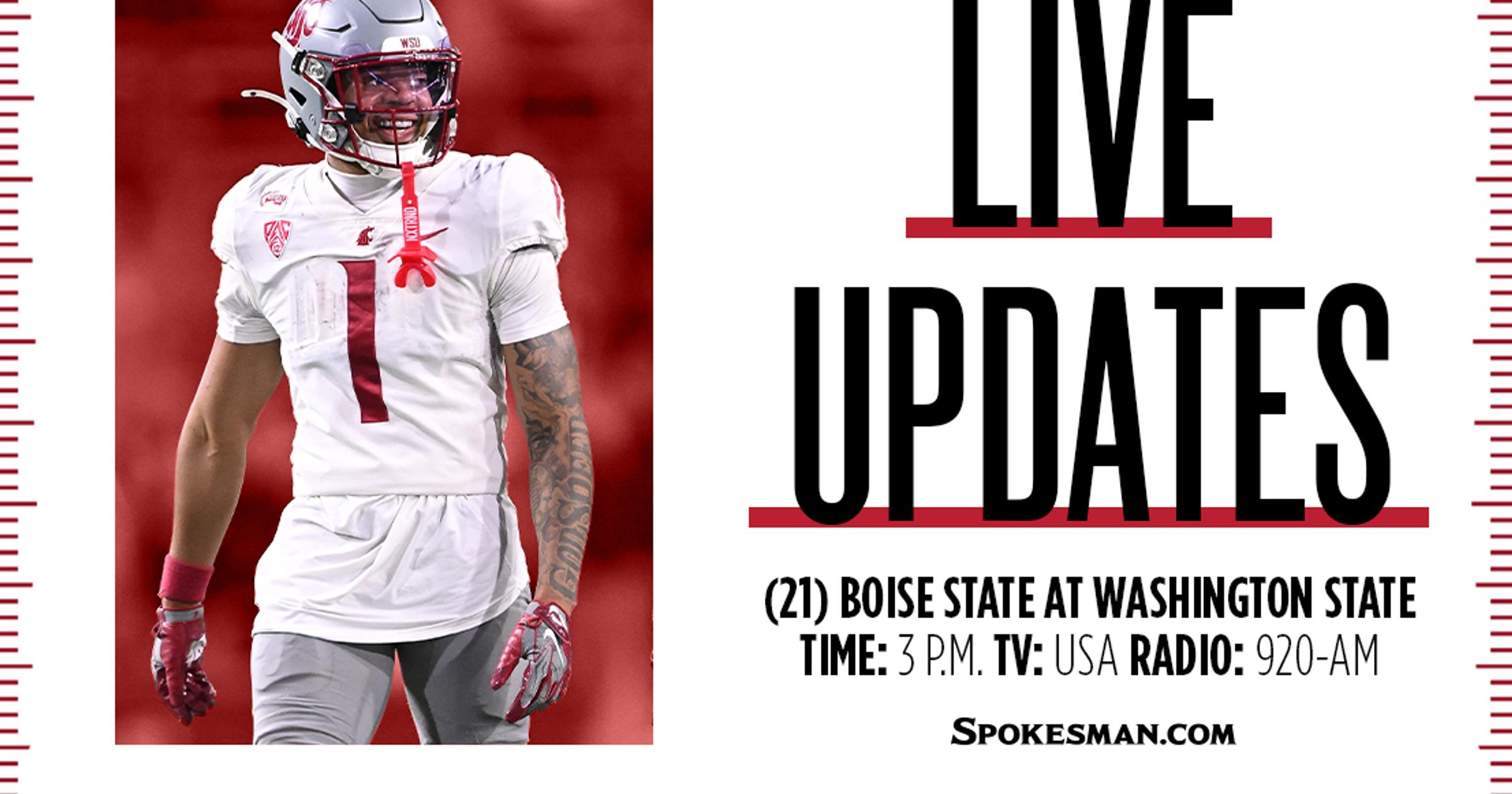 Cougs answer Boise State's punch with a Vorhees touchdown, 7-7 at the half