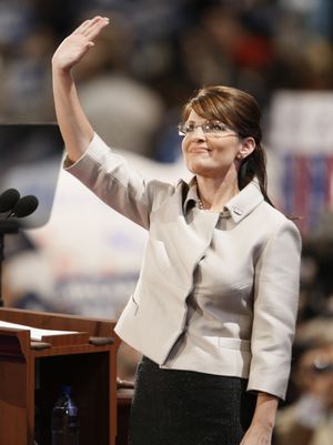 Sarah Palin is re-energizing conservative voters.  (Associated Press / The Spokesman-Review)