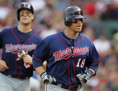 Ryan Doumit hit a solo home run in Twins’ 12-6 loss to Rays.