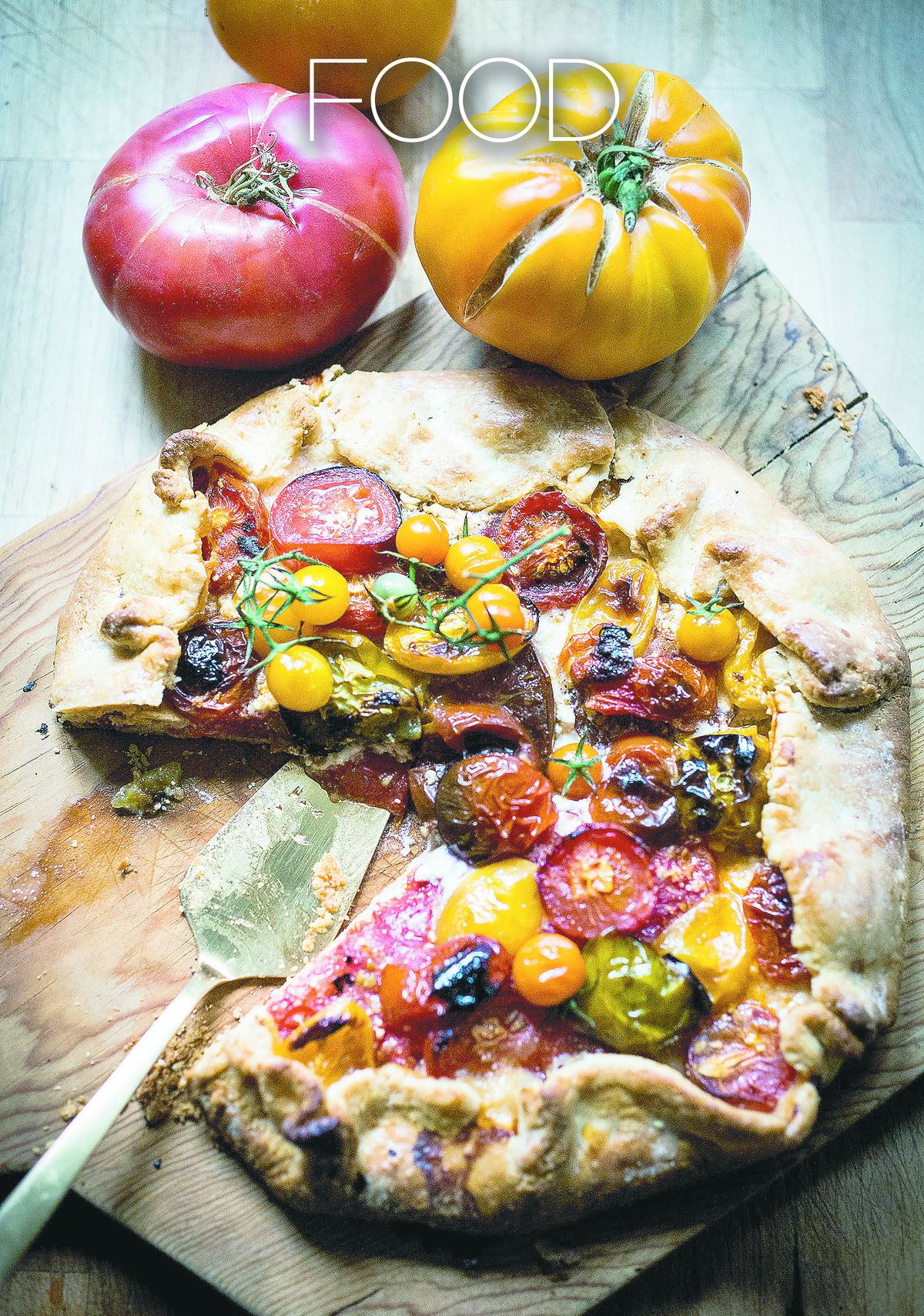 Two pounds of Jackson Farm tomatoes help supply some earthy flavors to Rustic Tomato Galette. Find the recipe on Page C7. (Photo courtesy)