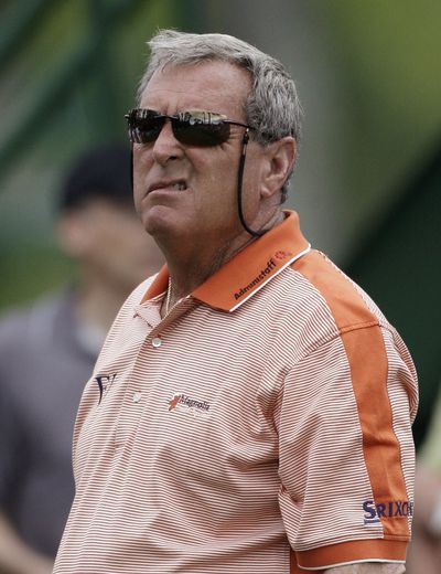 Associated Press Sunglasses hide teary-red eyes as Fuzzy Zoeller completes what he says is his final Masters. (Associated Press / The Spokesman-Review)