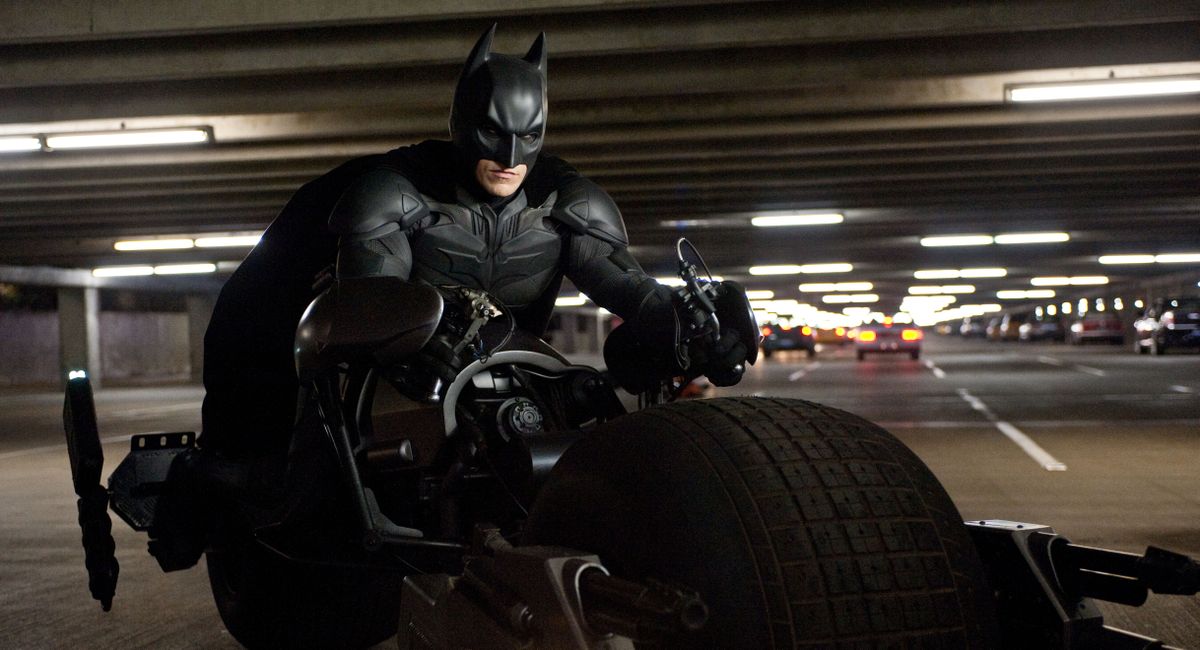 Christian Bale, above, returns as Batman in “The Dark Knight Rises.” (Associated Press)