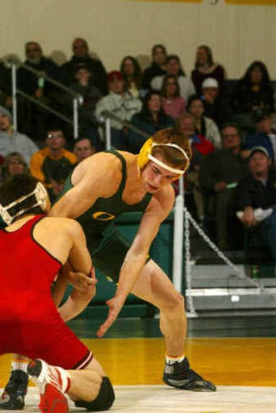 
Shaun Williams wrestled for the University of Oregon, where he was a senior in 2000, after competing for North Idaho College. 
 (Photo courtesy University of Oregon / The Spokesman-Review)