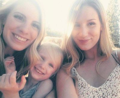 Makayla Young, 24, is pictured with her sister Emily Young and her niece McKinlee.  (Courtesy of the Young family.)