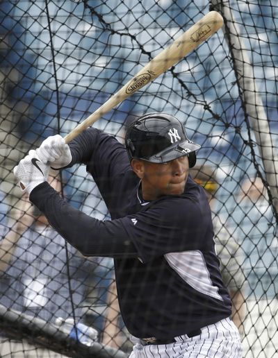 Yankees DH Alex Rodriguez, who is returning from a yearlong drug suspension, turns 40 in July. (Associated Press)