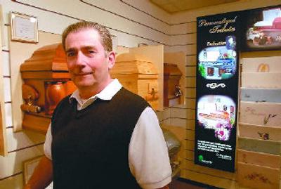 
Bruce English, funeral director for English Funeral Chapel, says cremation has become fashionable over the past few years.
 (Jesse Tinsley / The Spokesman-Review)