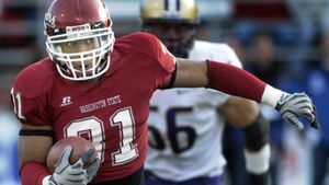 The Spokesman-Review WSU running back Dwight Tardy was a work horse on Saturday, carrying 19 times for 75 yards. (CHRISTOPHER ANDERSON / The Spokesman-Review)