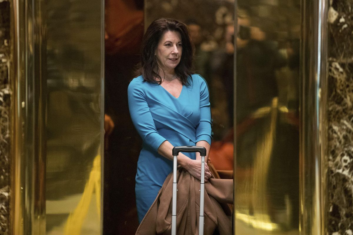 In this Jan. 17, 2017 file photo, Attorney Sheri Dillon arrives at Trump Tower in New York. Donald Trumps attorneys originally wanted him to submit an updated financial disclosure without certifying the information as true, according to correspondence with the Office of Government Ethics. Dillon said she saw no need for Trump to sign his 2016 personal financial disclosure because he is filing voluntarily this year. (Andrew Harnik / Associated Press)