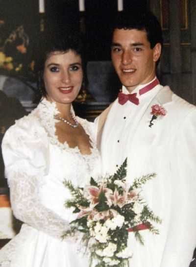 
Carrie and Michael Kralicek on their wedding day in 1992.
 (The Spokesman-Review)