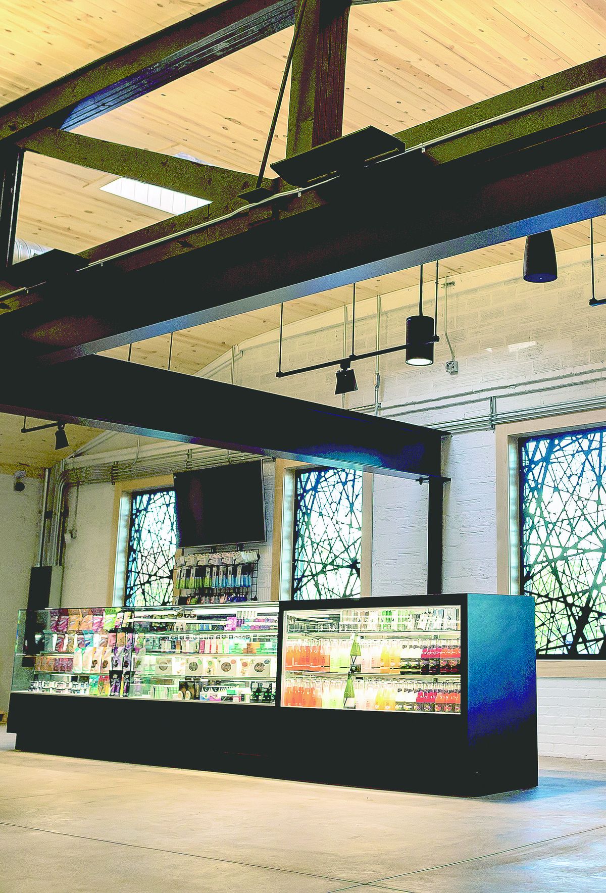 Apex Plaza, north of downtown Spokane, includes an Apex Cannabis shop as well as Apex Cannagear. The location received a significant renovation that took more than a year.  (Courtesy Justin Alaniz Lucid Concepts Photography)