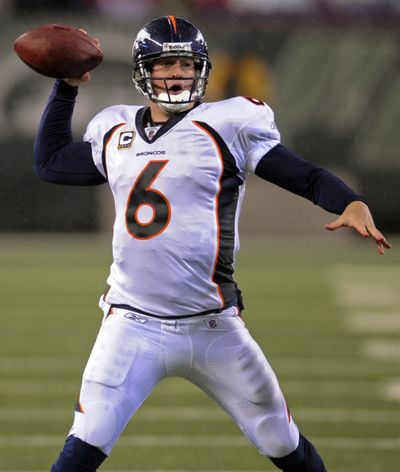 Jay Cutler will likely be firing passes for someone other than Denver. (Associated Press / The Spokesman-Review)